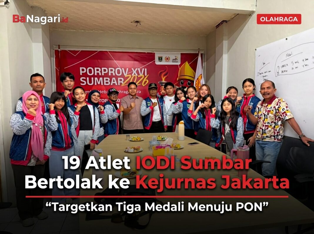 19 Atlet IODI Sumbar Bertolak ke Kejurnas Jakarta, Targetkan Tiga Medali Menuju PON