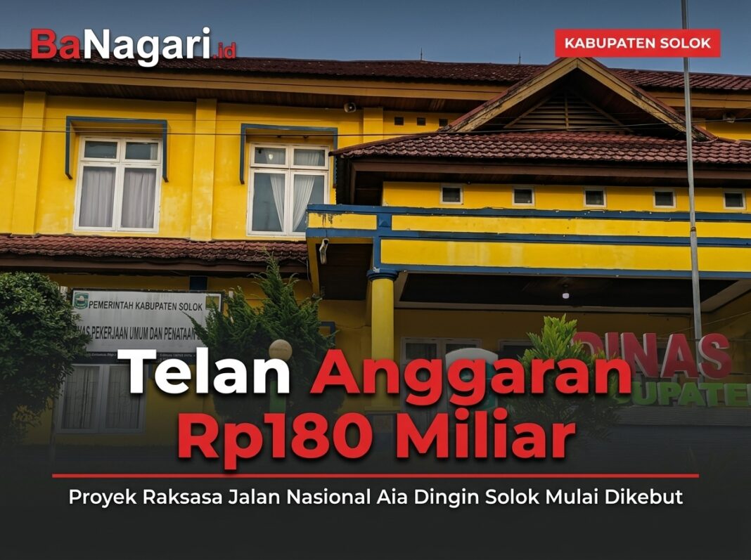 Telan Anggaran Rp180 Miliar, Proyek Raksasa Jalan Nasional Aia Dingin Solok Mulai Dikebut